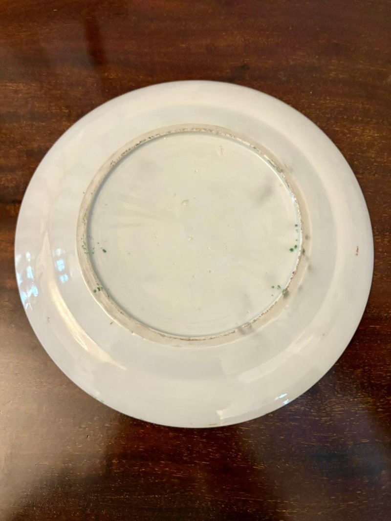 Antique Chinese Canton Rose Medallion Plate